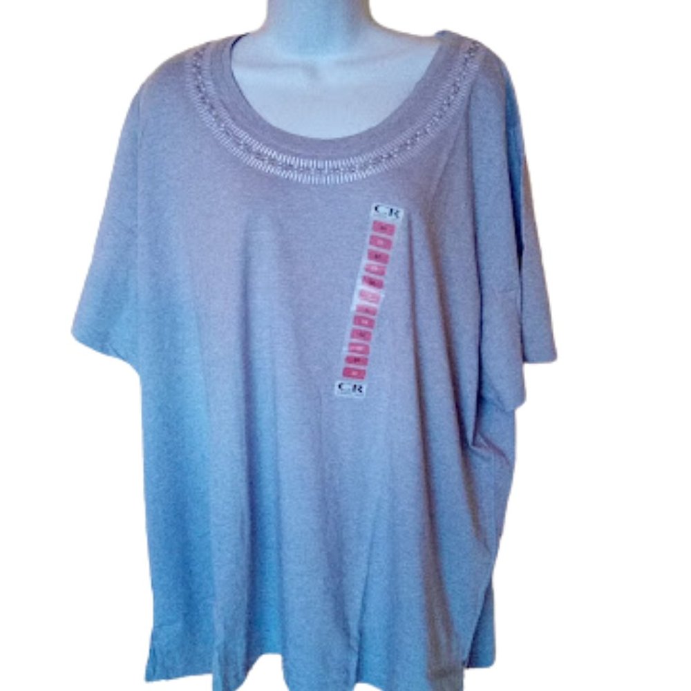 Gray Top Size 3X NEW NWT